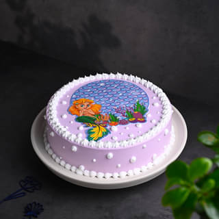 Vibrant Mermaid Theme Cake